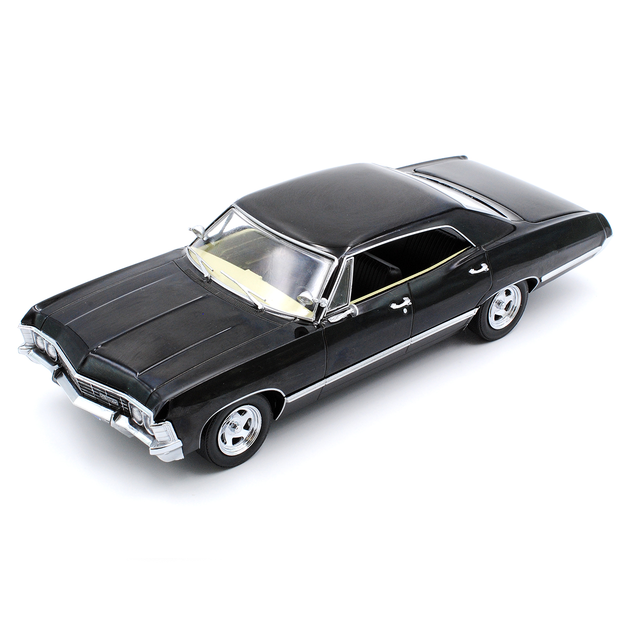 Chevrolet Impala Sport Sedan Limousine Schwarz Supernatural Join The Hunt 1965 Modellbau Auto Verkehrsmodelle