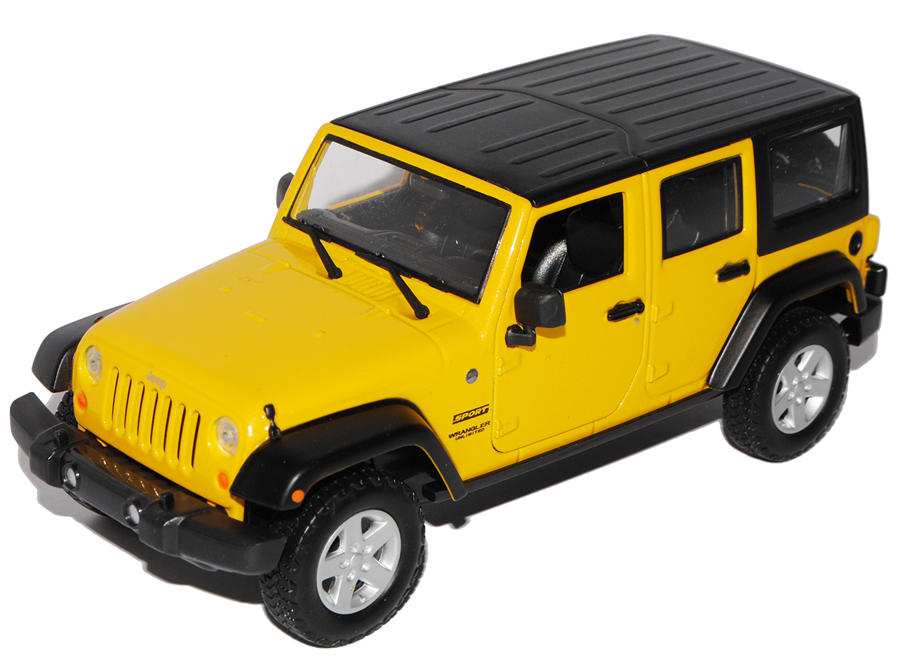 Jeep WRANGLER JK UNLIMITED 5 Door Yellow AB 2007 1/24 ...