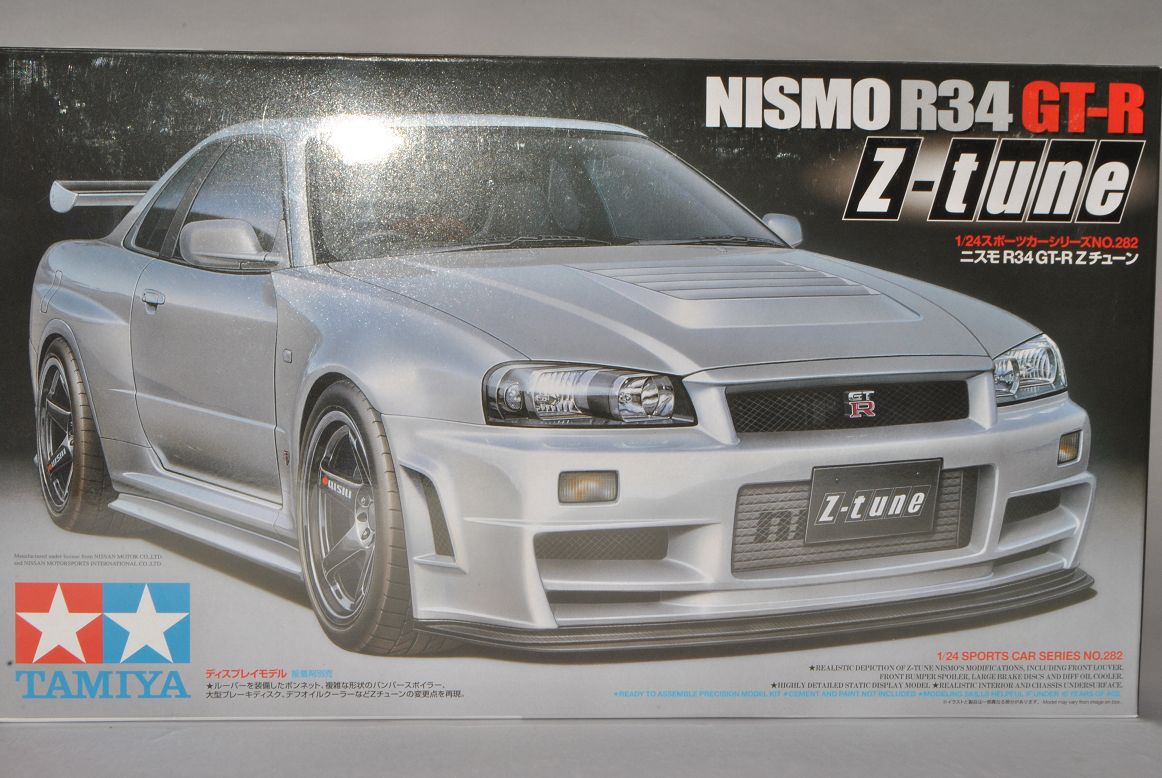 Details Zu Nissan Skyline R34 Nismo Silber Z Tune Gt R 1998 2002 24282 Kit Bausatz 1 24 T